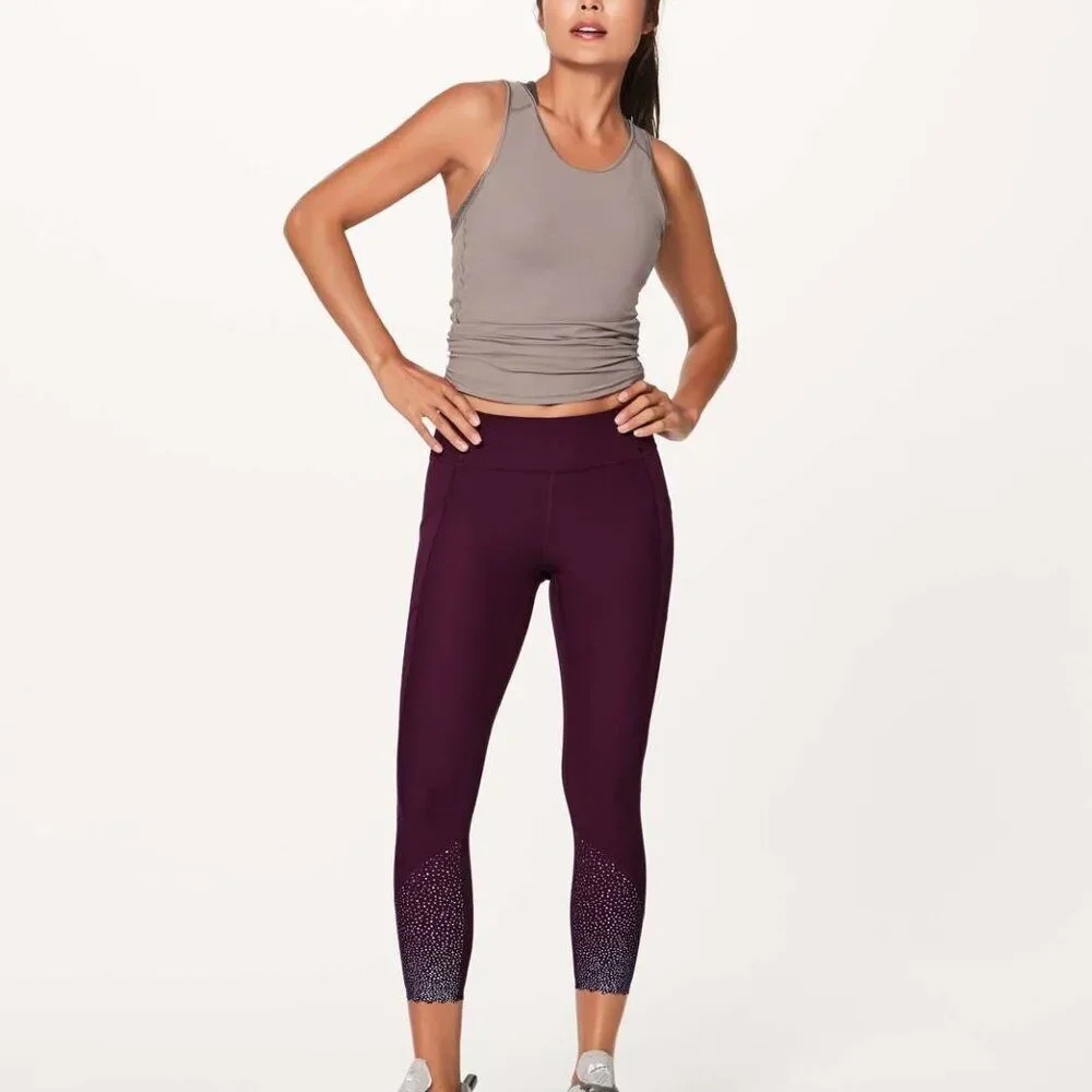 Lululemon Tight Stuff Tight II in Dark Adobe 25" Size 4 - Picture 2 of 12
